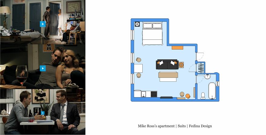 I Am A Designer Of Interiors And I Made 4 Layouts Of Apartments Series "Suits"