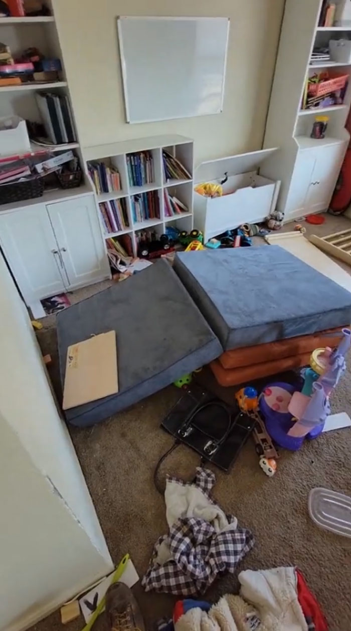 Esta madre "perezosa" de 4 hijos muestra honestamente su casa después de 4 días sin limpiar