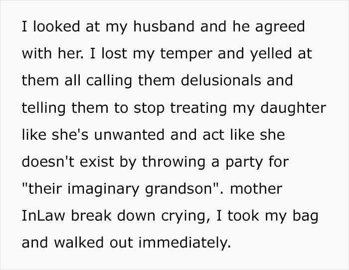 “Am I Wrong For Walking Out Of The Baby Shower My In-Laws Threw For Me?” “Am I Wrong For Walking Out Of The Baby Shower My In-Laws Threw For Me?”