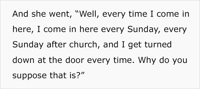 “The Worst Human Beings On Earth”: Server Complains About Annoying Customers Coming After Church On Sundays “The Worst Human Beings On Earth”: Server Complains About Annoying Customers Coming After Church On Sundays