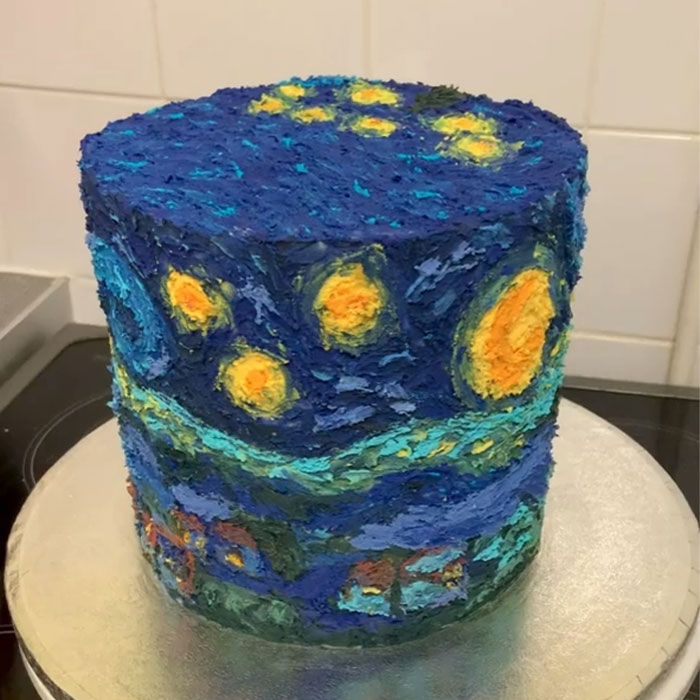 My Attempt Of Starry Night For My Mums Birthday
