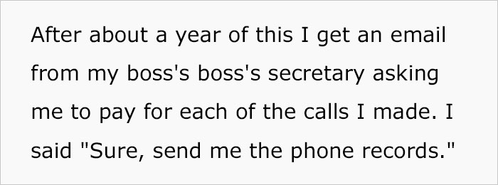 This Boss Wished His Employee To Pay For Personal Calls, Received A Requirement To Pay For Overtime Hours