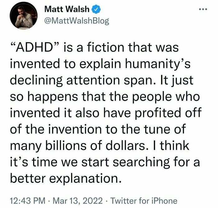Matt Walsh Wants A Better Solution