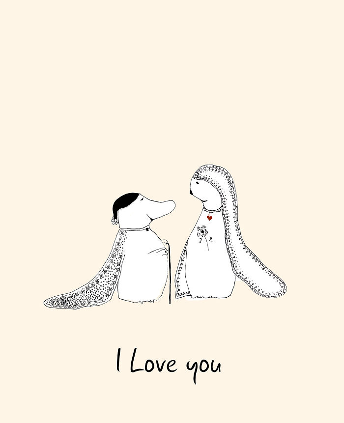 I Am An Ukrainian Artist And I Create Cute Postcards Featuring Funny Animal Drawings (18 Pics)