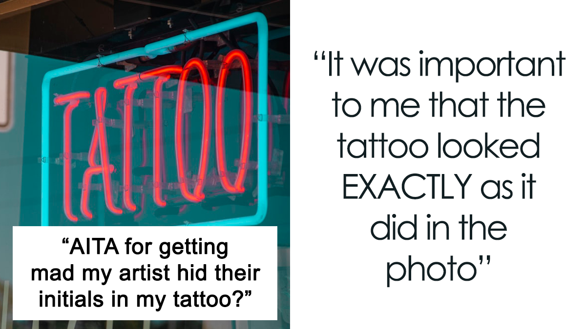 This Person Got A Tattoo In Honor Of Their Family, Tattoo Artist Hid Their Initials In It