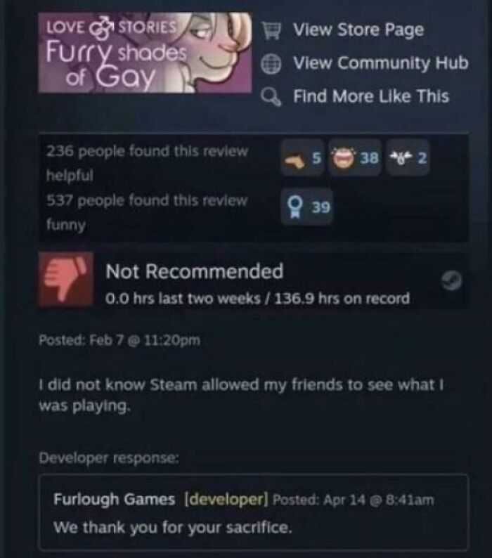 This Is Something Else, Poor Guy Didn’t Knew The Most Basic Steam Feature