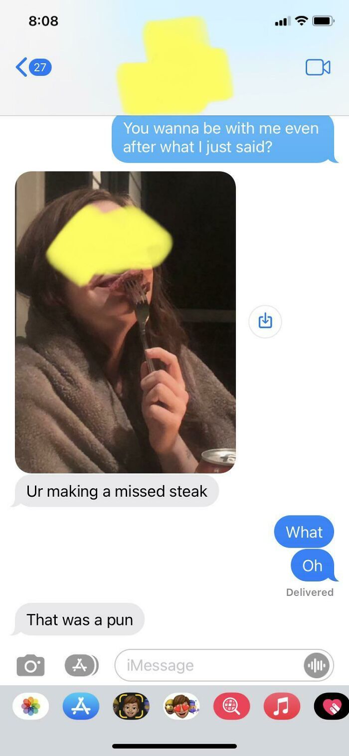 When I Tried To Breakup With My Ex, He Sent Me A Picture Of Myself Eating Steak