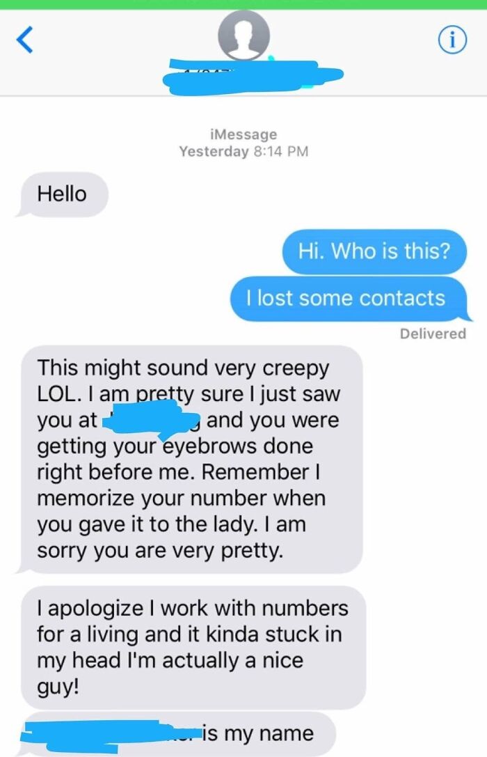Be Careful Giving Out Your Number In Public!