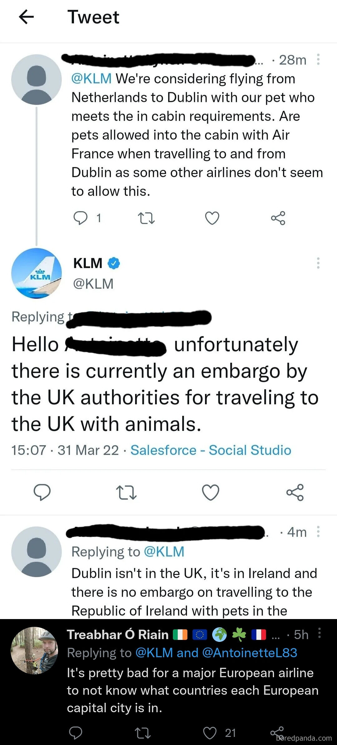 European Airline Failed Geography