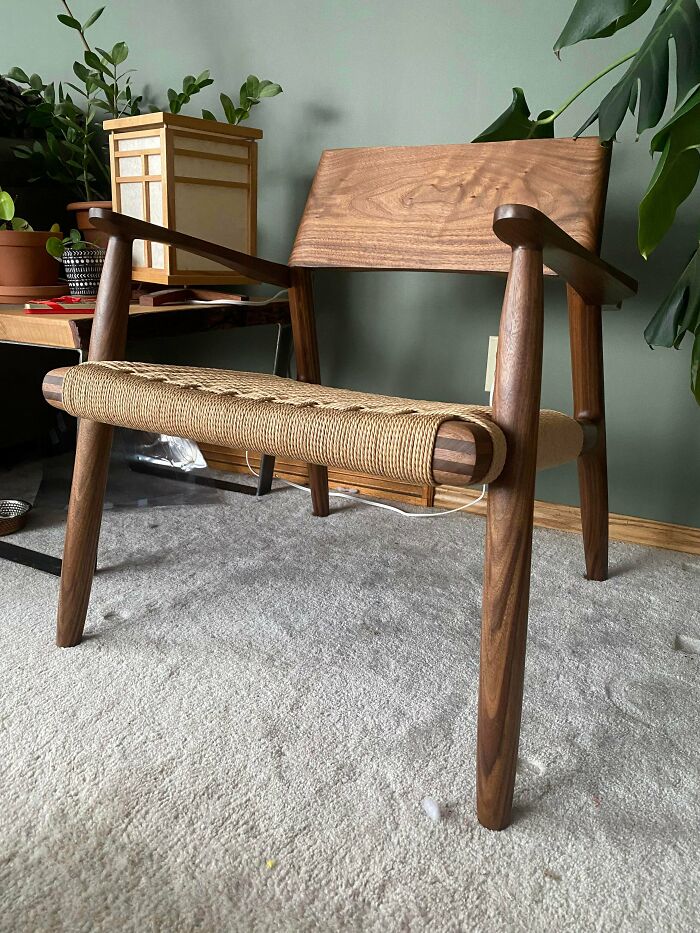 Second Prototype Turned Out Pretty Good. Love Walnut And Cord Together