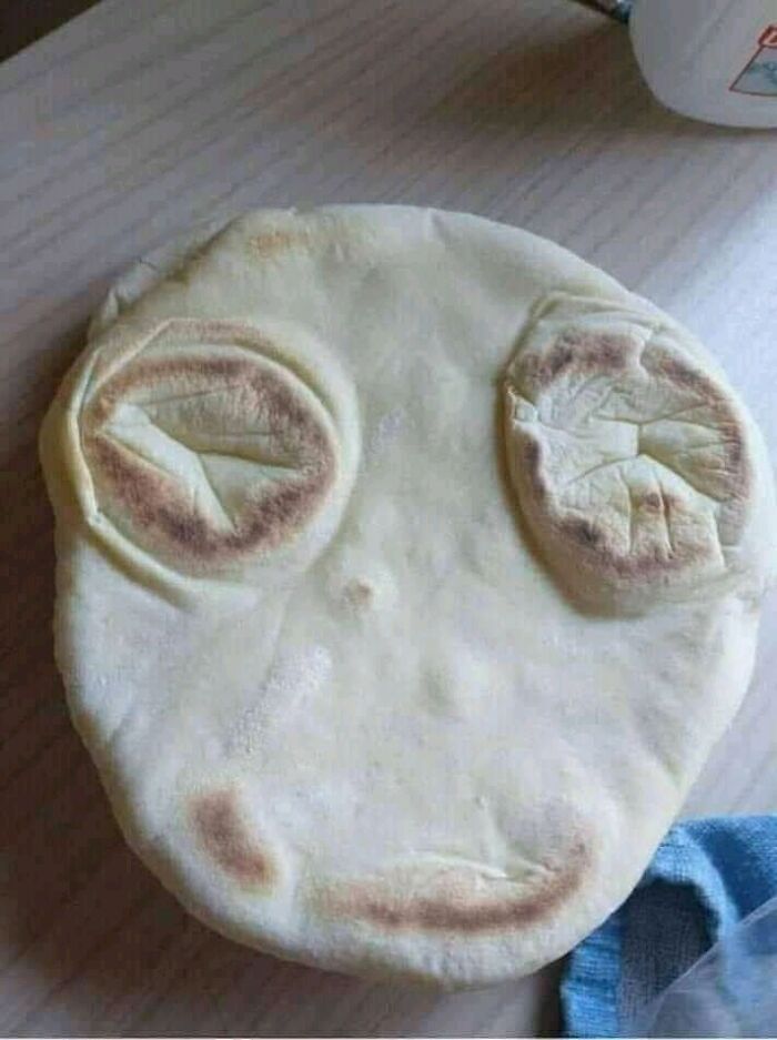 Flatbread Came Out Looking Like An Alien