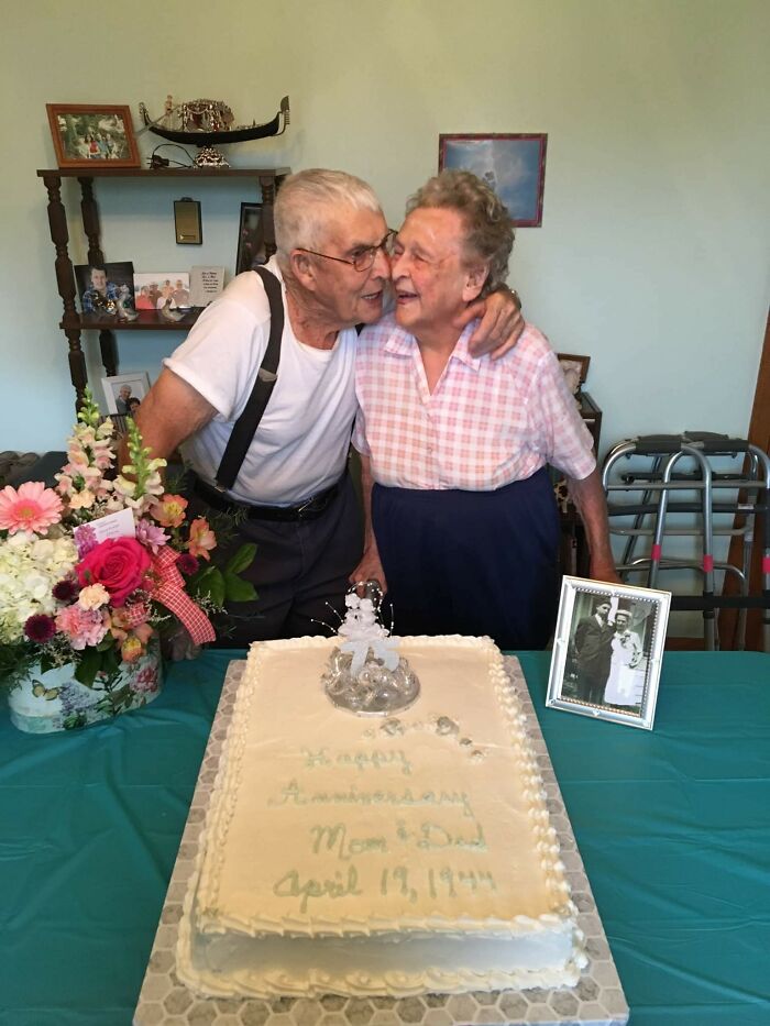 My Great Grandparents Are Celebrating Their 75th Wedding Anniversary This Weekend 