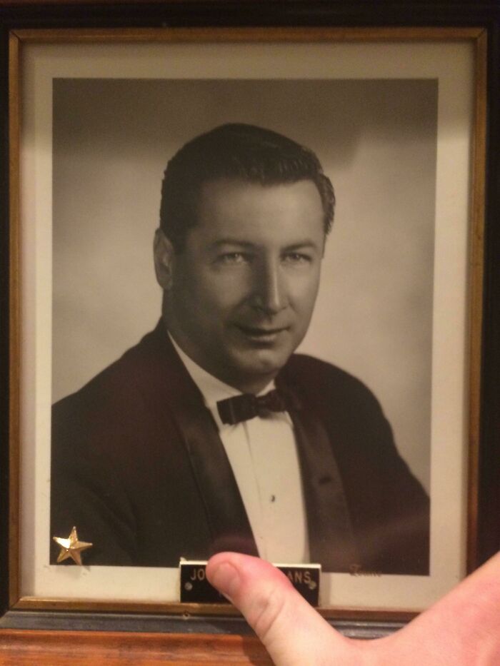 I Found Alec Baldwin's Doppelganger From The 1940's At My Local Elk's Lodge.