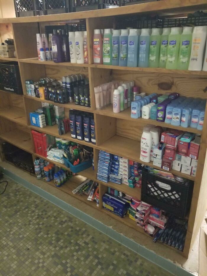 Wife Is A Kindergarten Teacher. A Couple Of The Teachers Started A "Comfort Closet" At Her School For Needy Kids To Get Hygiene Supplies And Clothes. All Donation Based