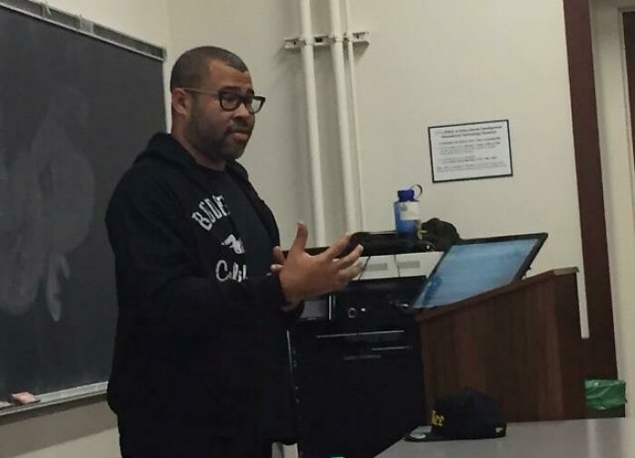 A Film Class At UCLA Was Analyzing The Movie "Get Out" And The Professor Surprised Students With A Special Guest
