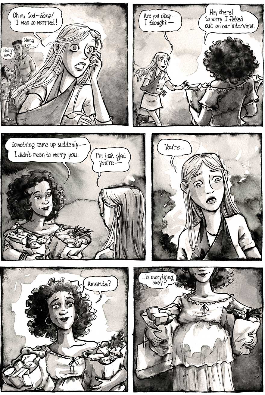 I'm Creating A Dark Comic Series With Lots Of Twists, Secrets, Creepy Characters And Spooky Pen And Ink Artwork, Here's Part 4 I'm Creating A Dark Comic Series With Lots Of Twists, Secrets, Creepy Characters And Spooky Pen And Ink Artwork, Here's Part 4