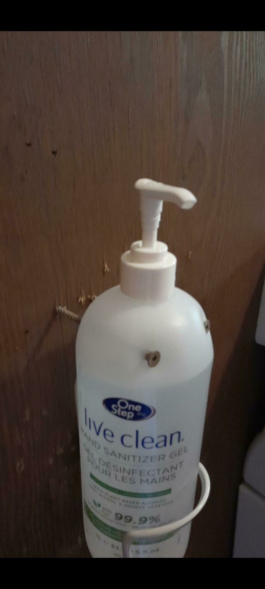 Installed The Hand Sanitizer, Boss