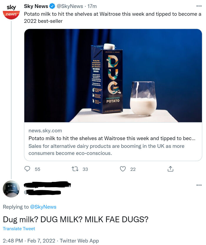 Milk Fae Dugs?