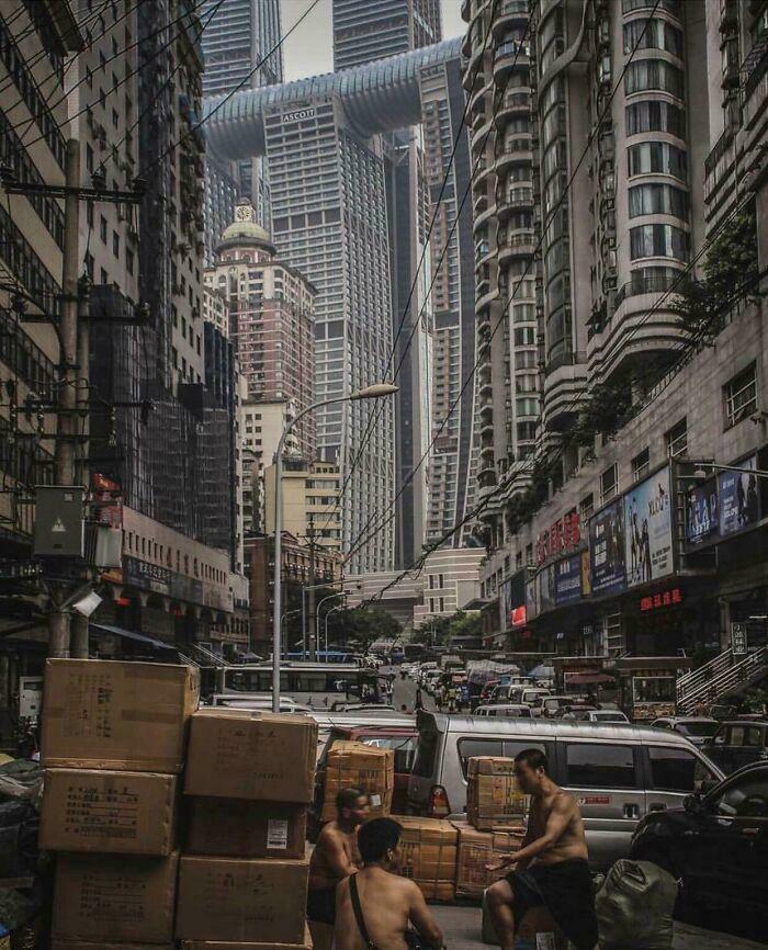 View Near The Chongqing Megastructure 
