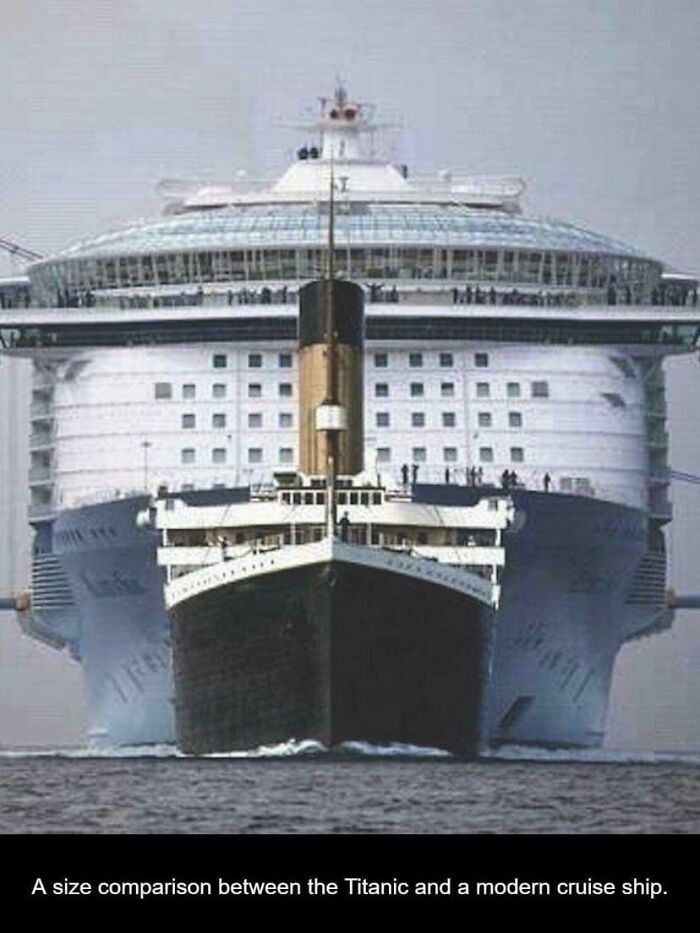 Titanic vs. The Largest Modern Cruise Ships
