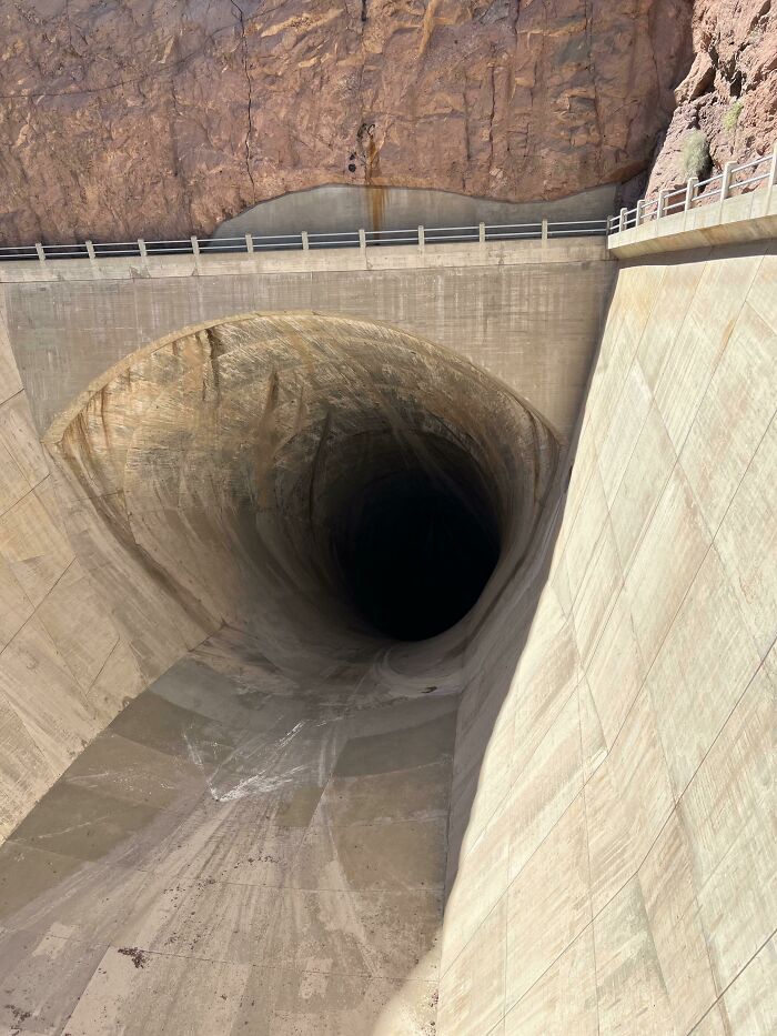 Hoover Dam Spillway Not Used Since 1983