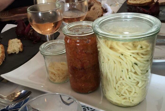 Deconstructed Spaghetti Bolognese
