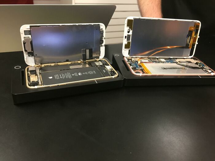 Left Is A Real iPhone. Right Is A Fake iPhone