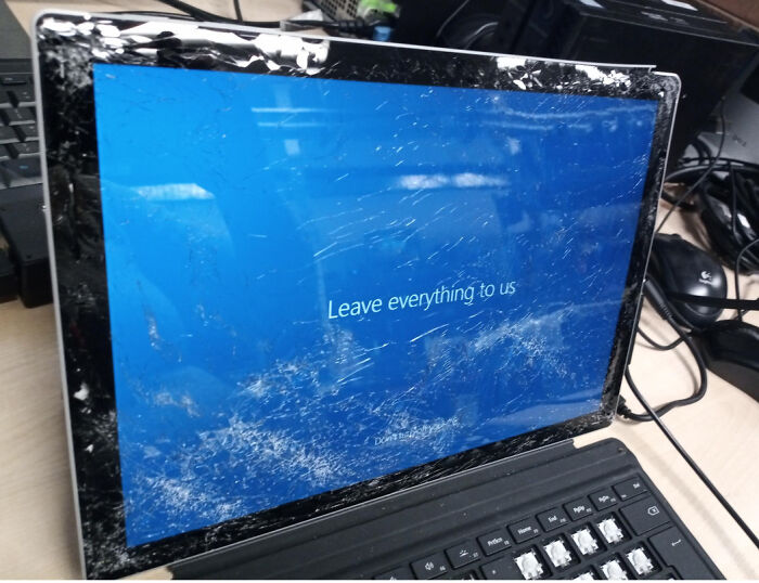 Windows Be Like " Should Have Gone For The Head" Reported As "It Was Making A Burning Smell So I Threw It Out The Window" Joys With Working From Home And Providing It Support