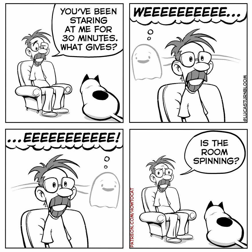 New Hilarious Comics Show What It’s Like To Live With A Cat