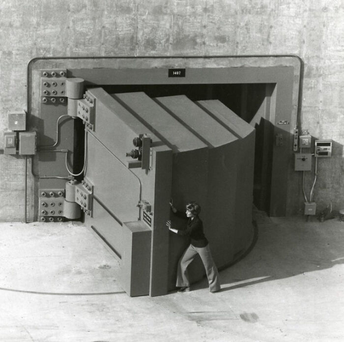 World's Heaviest Hinged Door. Used To Protect The Rtns-II, The World's Most Powerful Source Of Continuous Fusion Neutrons