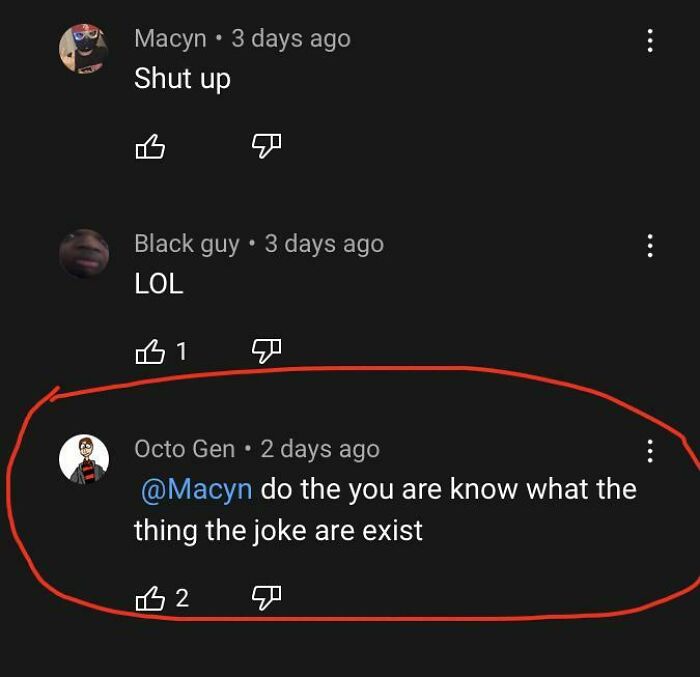 “Do The You Are Know What The Thing The Joke Are Exist” Ah Yes, English