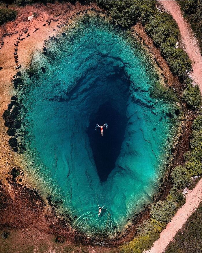 The Incredible 'Eye Of The Earth', A Karst Spring Located In Croatia