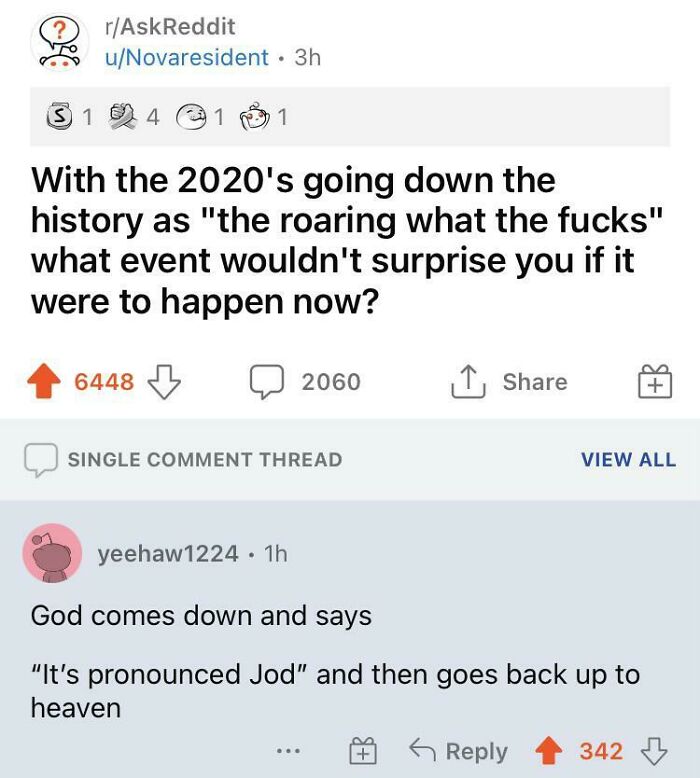 Thanks, I Hate The Word Jod