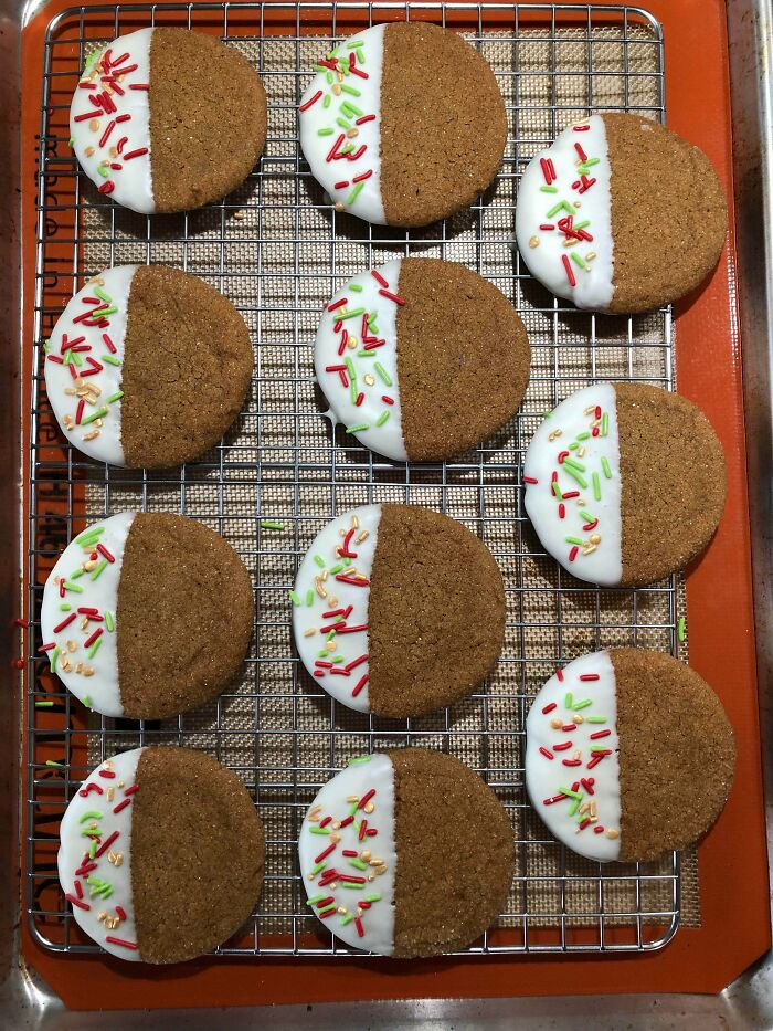 My Mom Passed Away 6 Weeks Ago And Whenever I Bake Something My First Reaction Has Always Been To Send A Picture To Her. Finished Up These Ginger Cookies And Now I’m Making My First Baking Post To Fill The Void. Not As Depressing As It Sounds I Promise!