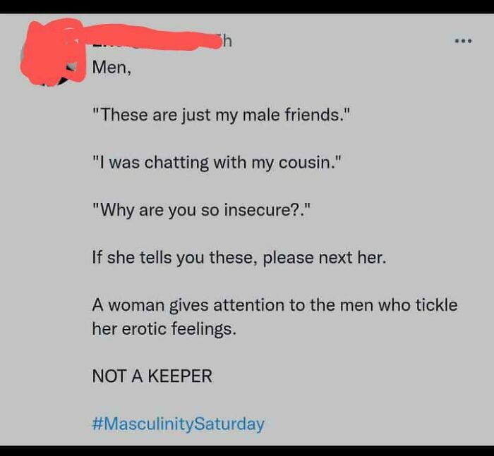 Til That Women Can't Have Male Friends...