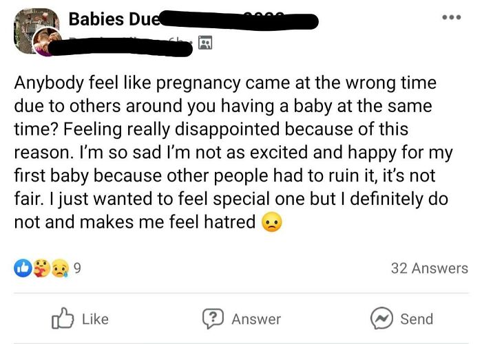 My Friends Are Also Pregnant And I Dont Feel Special. How Dare They Ruin My Experience