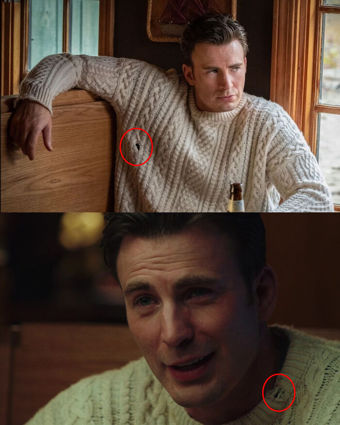 In Knives Out (2019), Ransom's Sweater Has A Ripped Collar And Several Noticeable Holes. The Costume Designer Added This Detail To Show Ransom’s Nonchalance Towards His Wealth And Disrespect For His Family