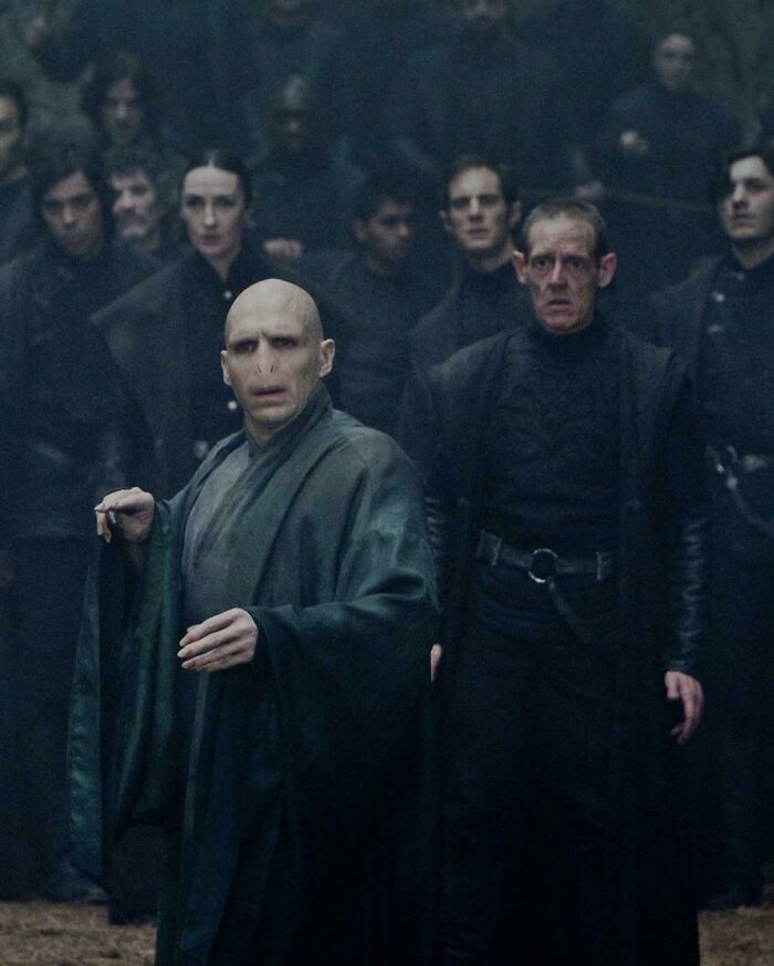 In The Harry Potter Films, Voldemort’s Robes Faded In Colour Every Time A Horcrux Was Destroyed, To Give The Impression He Was Slowly Fading Away