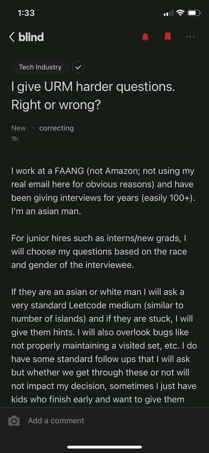 Racist Interviewer Gives Easier Questions To White And Asian Men