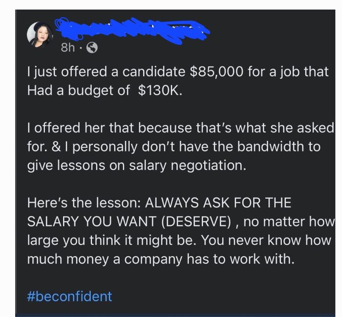 "Workforce Development And Salary Consultant" Screwing Her Clients