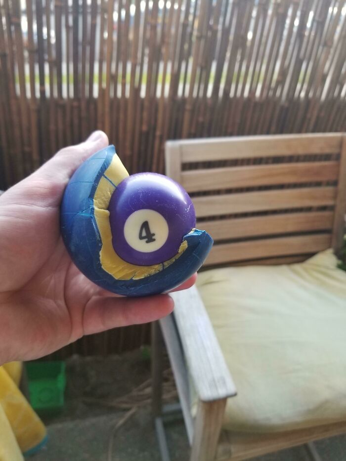 There Was A Billiard Ball Inside Of My Bocce Ball