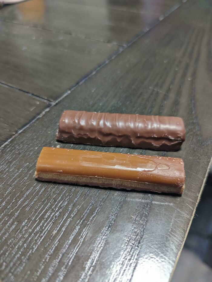 One Of My Twix Was Not Dipped In Chocolate
