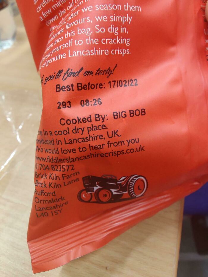 These Crisps Tell You The Name Of The Person Who Made Them
