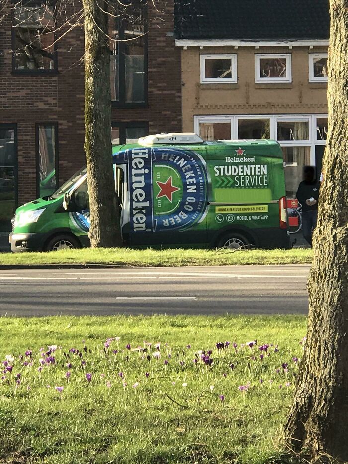 In The Netherlands There Are Beer Couriers So Students Can Order Large Volumes Without Having To Get Them From The Shops