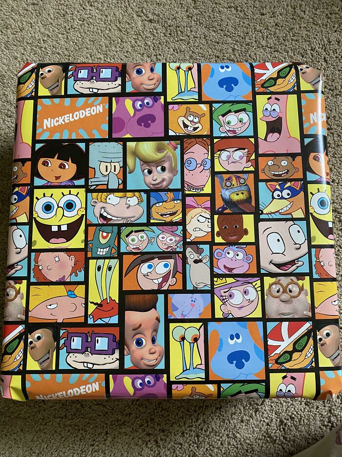 The Last Of The Early 00’s Nickelodeon Wrapping Paper