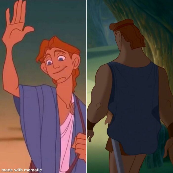 In Hercules (1997), The Cape Attached To Hercules’ Armor Is Actually The Shawl That Is Given To Him By His Adoptive Mother.