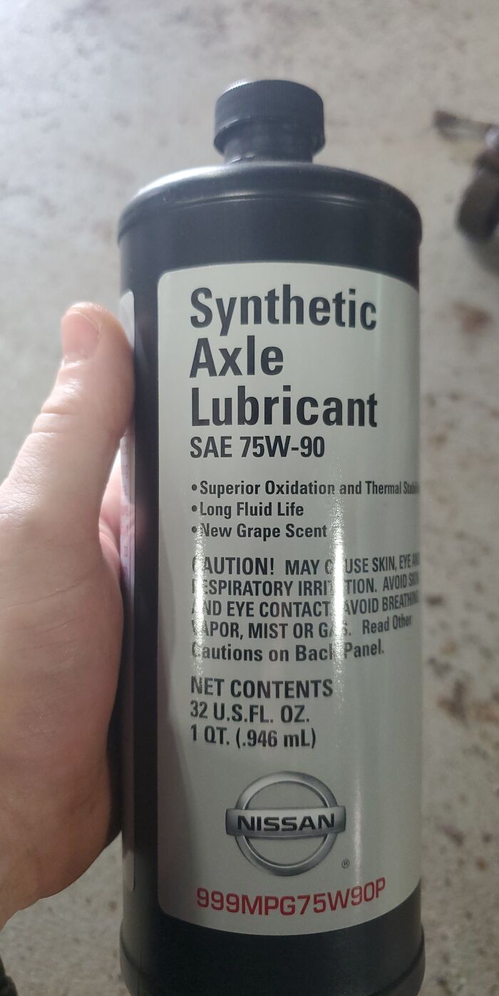 We're Scenting Gear Oil Now?