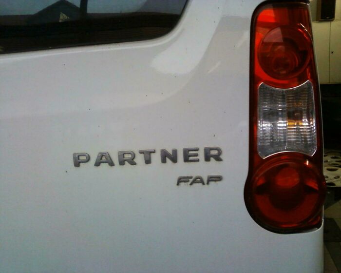 I'm Sure You Don't Have This Model In English Speaking Countries: Peugeot Partner Fap