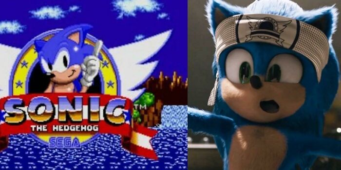 In Sonic The Hedgehog (2020), The Icon On Sonic's Bandana Is The Logo From The Original 1991 Game