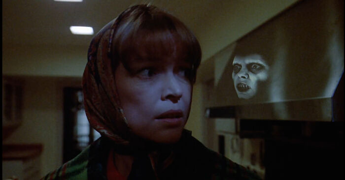 In The Exorcist (1973) This Face Pops Up For A Few Frames When Chris Macneil Turns On The Light After Returning Home